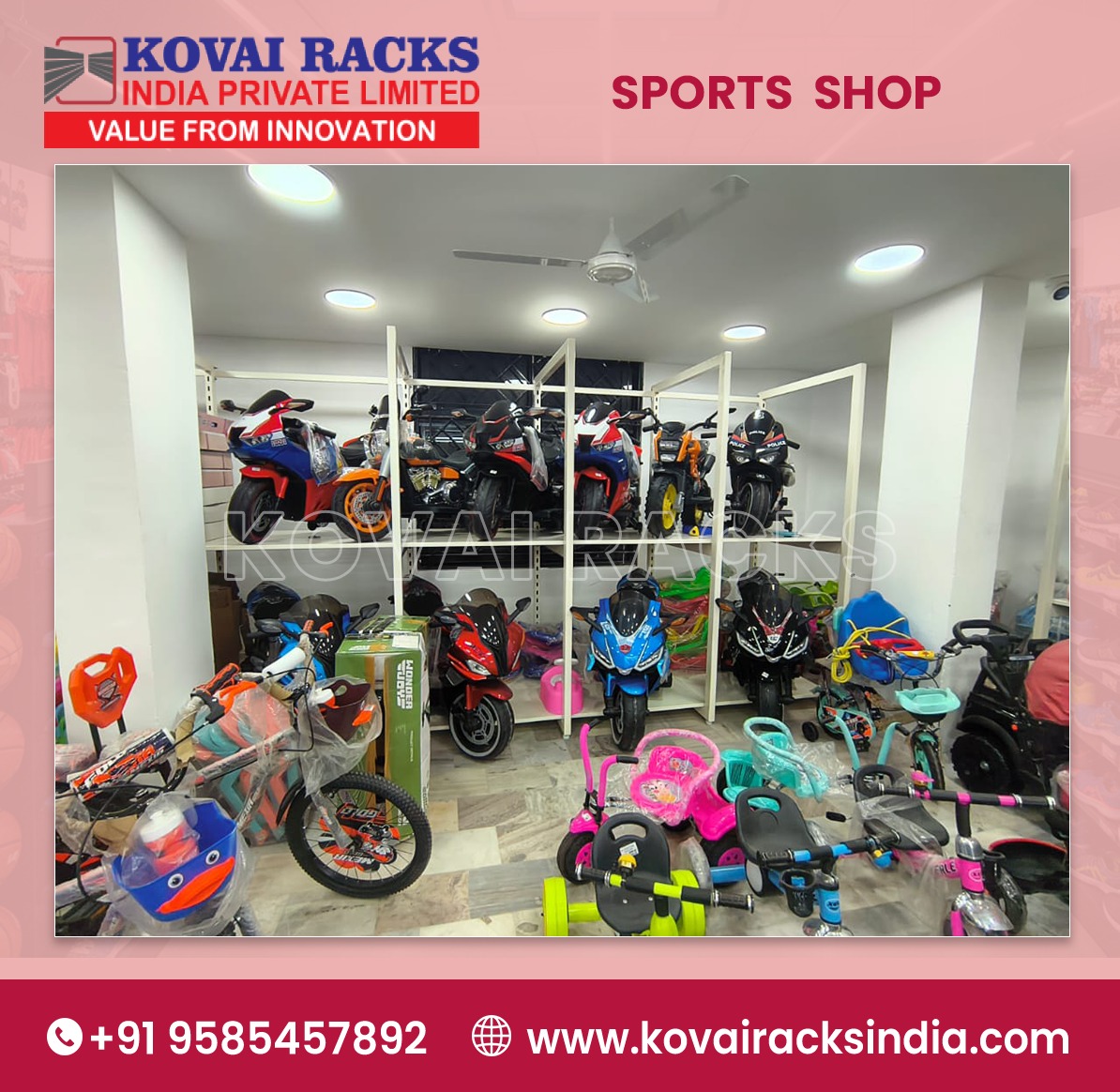 Bicycle Display Rack